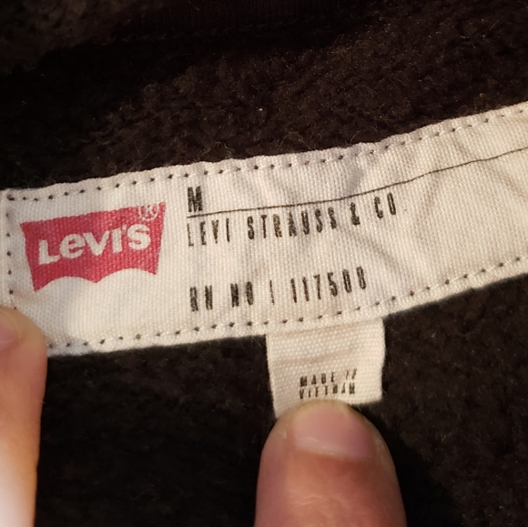 Levi's Black Sweater / Sudadera Size M - Picture 2 of 7